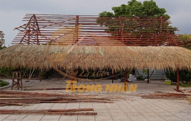 Thi công nhà hàng cỏ tranh đẹp | Nhà Lá Miền Tây