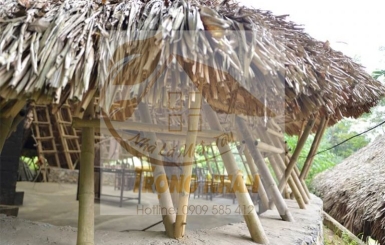 Thi công nhà lá cọ uy tín chất lượng | Nhà Lá Miền Tây