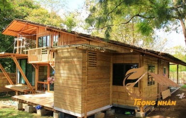 Cách thi công nhà tre đơn giản tiết kiệm chi phí