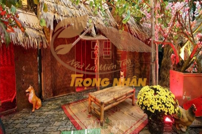 Đơn vị thi công nhà hàng mái lá uy tín | Nhà Lá Miền Tây