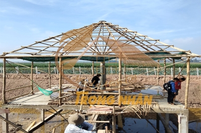 Cơ sở xây quán nhà lá giá rẻ | Nhà Lá Miền Tây