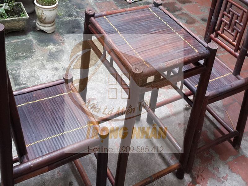 Đặc điểm chung của những mẫu bàn ghế cà phê làm từ tre 