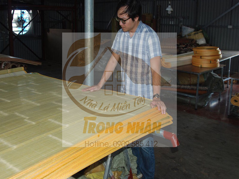 Chiếu tre đa dạng về kích thước