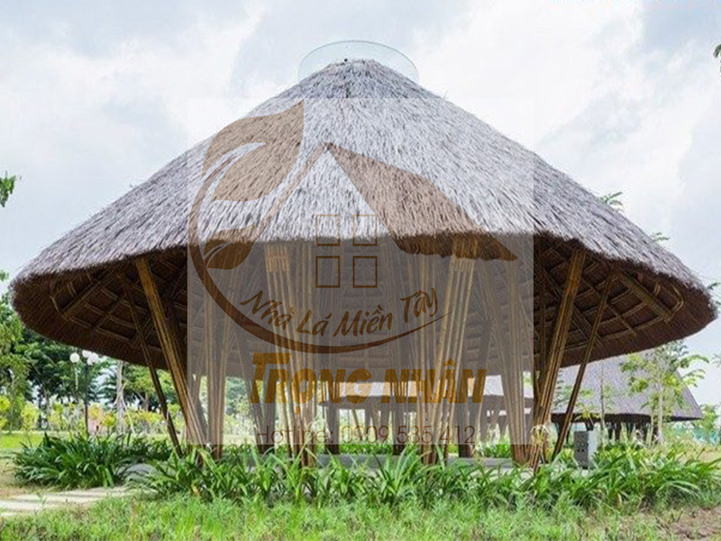Sản phẩm được thiết kế bằng tre lá mang đậm bản sắc văn hóa Việt Nam