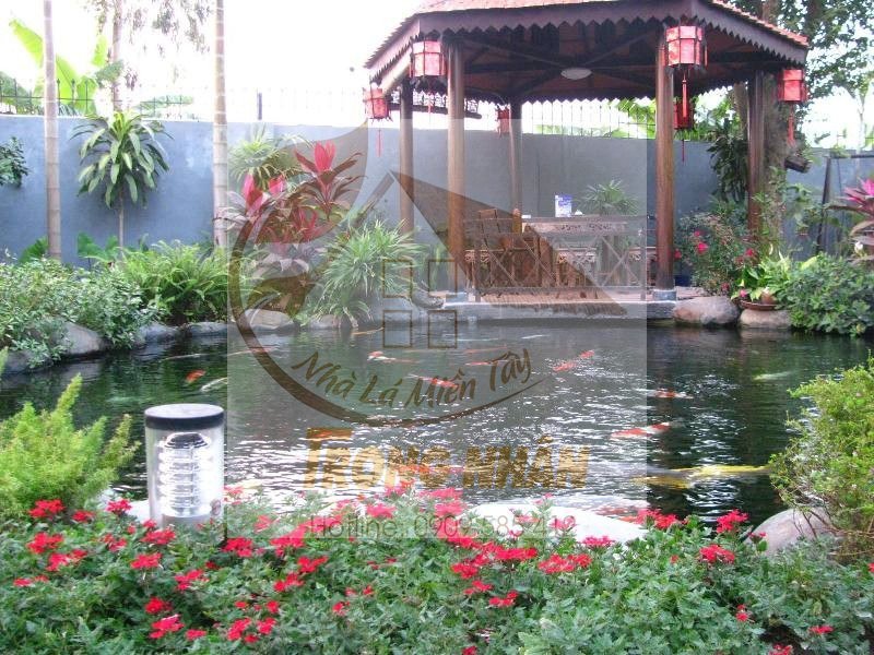 Nhà chòi sân vườn lục giác
