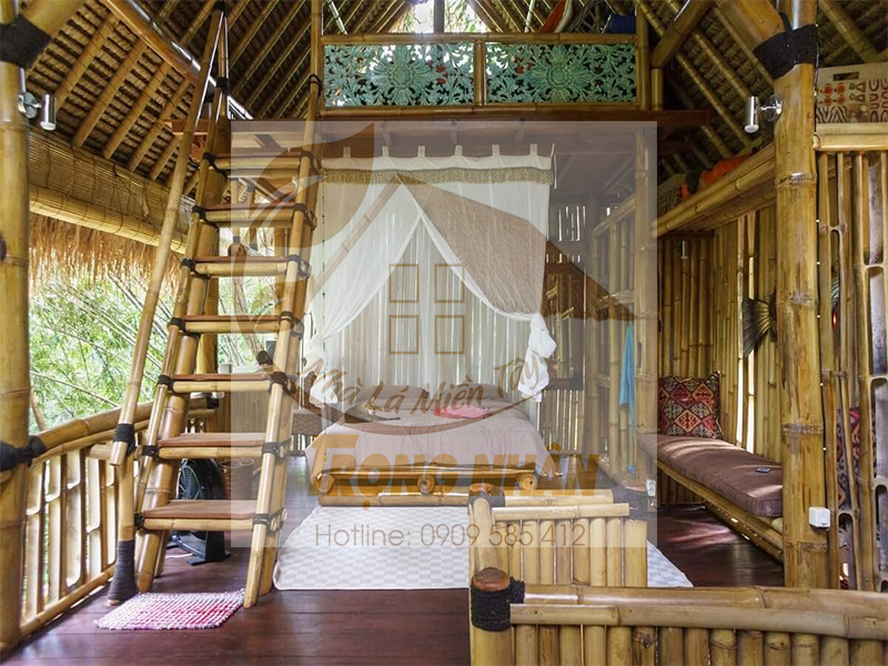 Giá xây nhà được định lượng bởi các thành phần cấu tạo nên nhà tre
