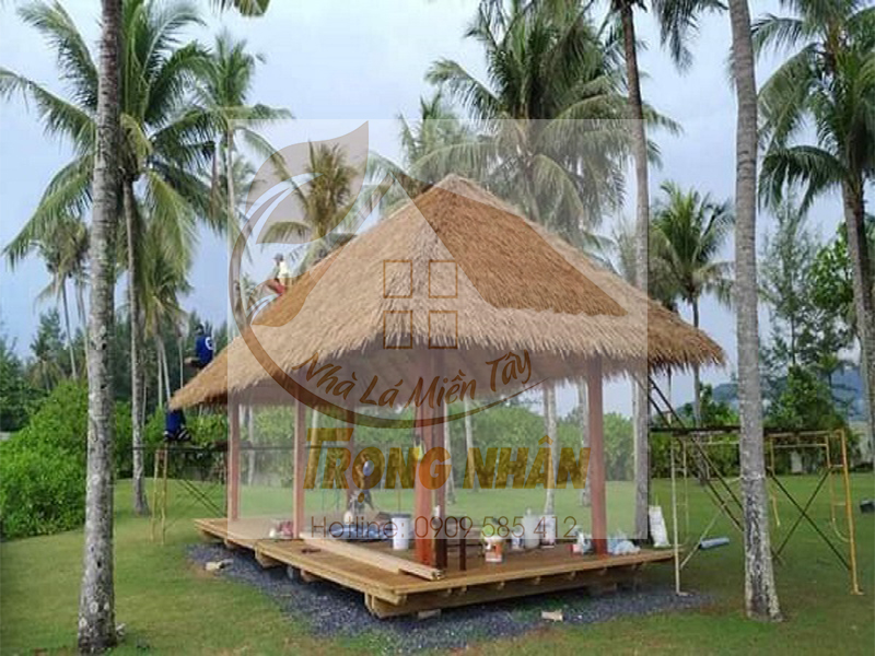 Nhà chòi sân vườn phong cách đồng quê