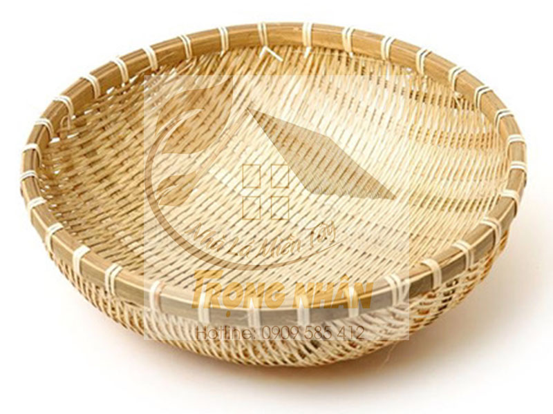 Rổ tre có thể dùng như đồ trang trí 