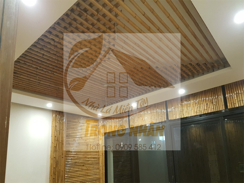Nên chọn trần tre màu gì cho không gian?