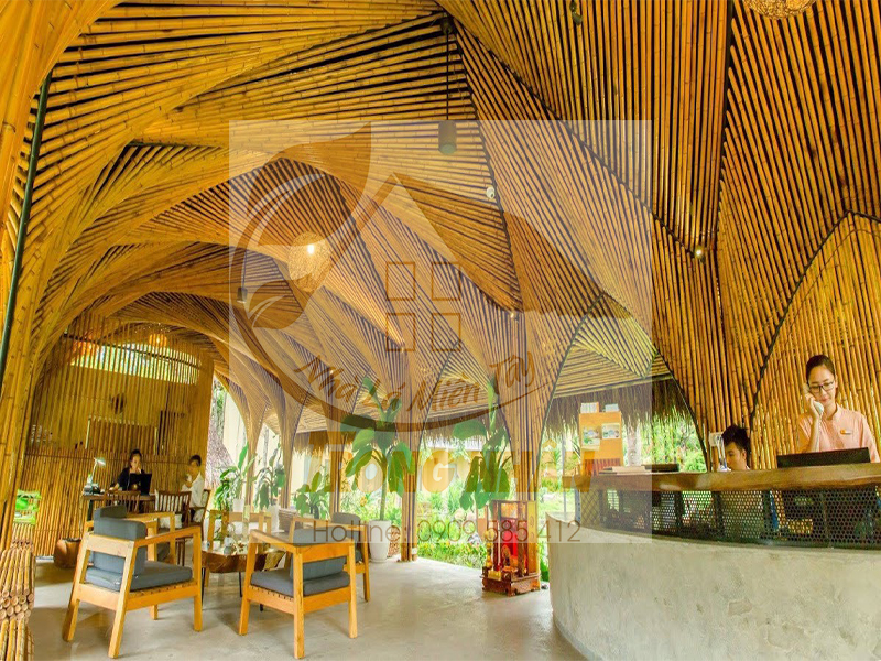 Hướng dẫn thi công trang trí trần tre trúc độc đáo
