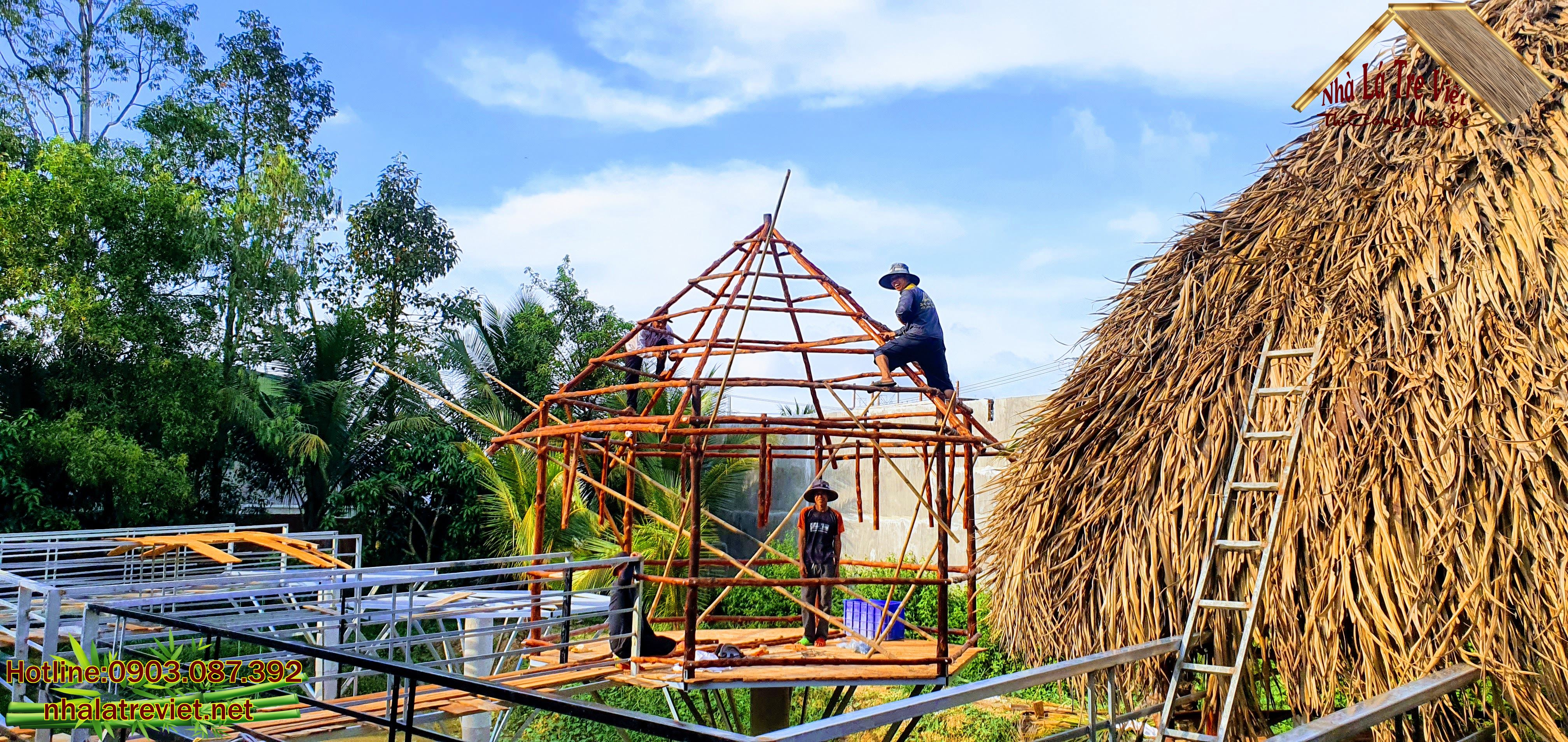 nhà chòi sắt đẹp