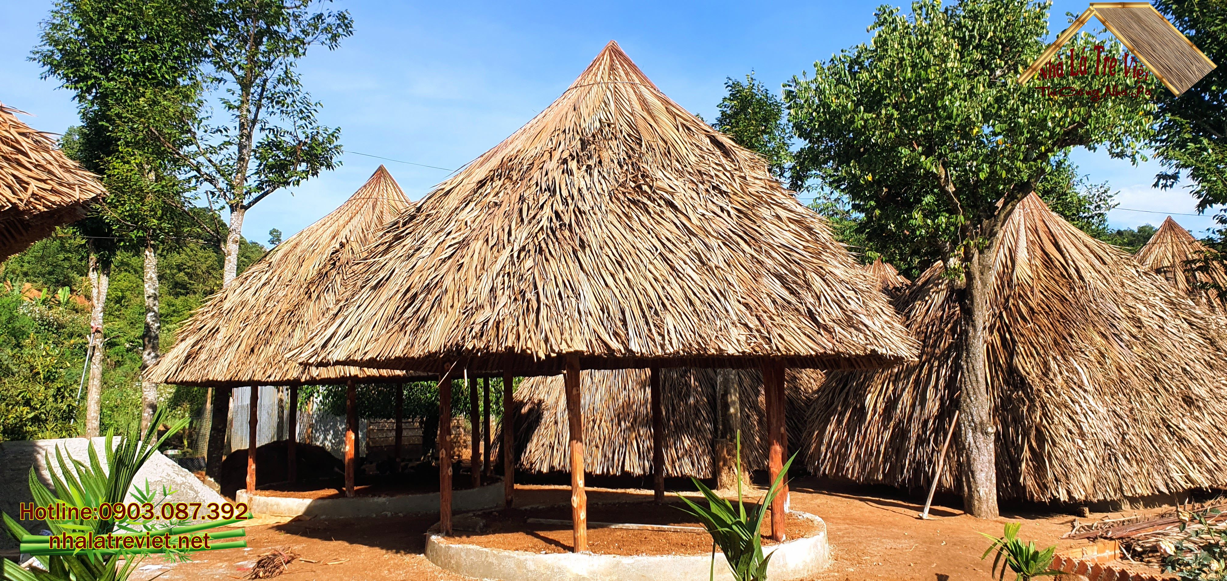 chòi gỗ 4 cột