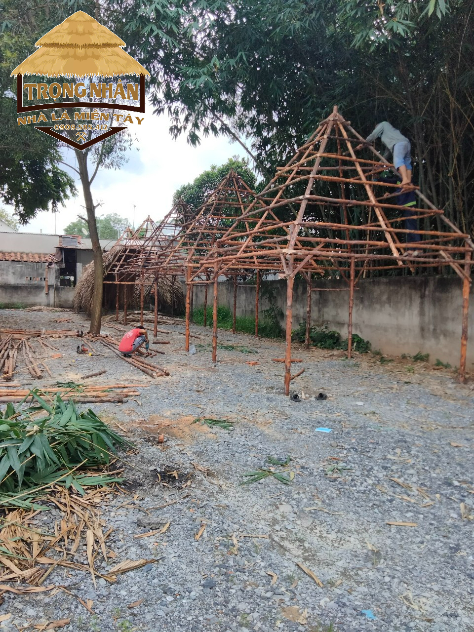 thi công chòi nghỉ